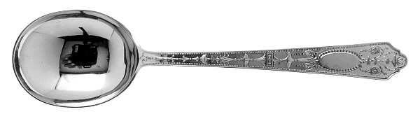 Adam (Sterling, 1921) Round Bowl Soup Spoon (Gumbo)