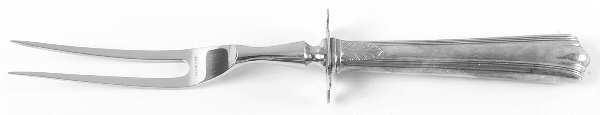 American Directoire (Sterling, 1931) Large Stainless-Prong Roast Carving Fork