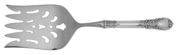 American Victorian (Sterling, 1941, No Monos) Fish Serving Fork with Stainless Tines HC