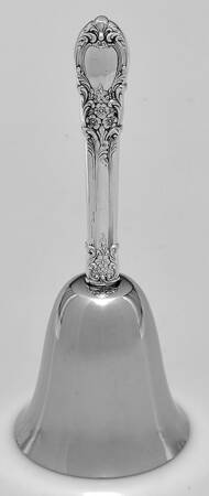 American Victorian (Sterling, 1941, No Monos) Bell Large with Stainless Bowl HC