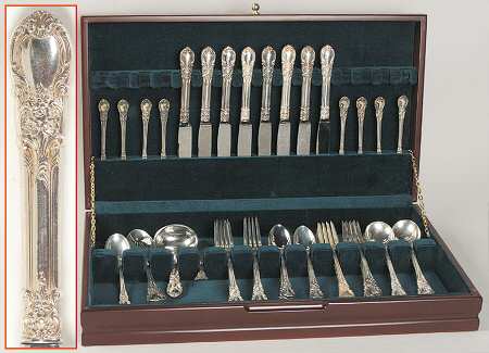 American Victorian (Sterling, 1941, No Monos) 53 Piece Set