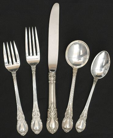 American Victorian (Sterling, 1941, No Monos) 5 Piece Place Size Setting