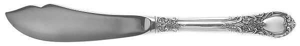 American Victorian (Sterling, 1941, No Monos) Hollow Handle Master Butter Knife by Lunt Silver
