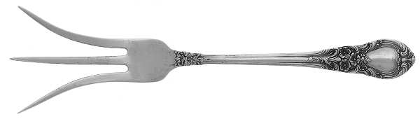 American Victorian (Sterling, 1941, No Monos) Lemon Fork by Lunt Silver