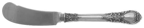 American Victorian (Sterling, 1941, No Monos) Butter Spreader Hollow Hdl-Paddle/Stainless Blade by Lunt Silver