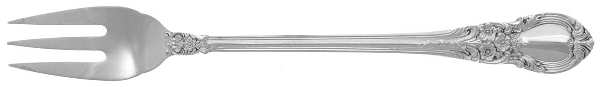American Victorian (Sterling, 1941, No Monos) Cocktail/Seafood Fork by Lunt Silver