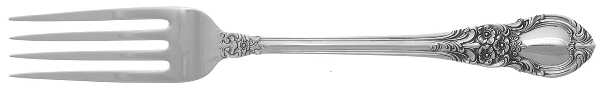 American Victorian (Sterling, 1941, No Monos) Fork by Lunt Silver
