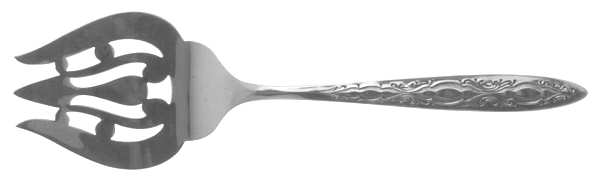 Bridal Lace (Sterling, 1973) Small Solid Cold Meat Serving Fork