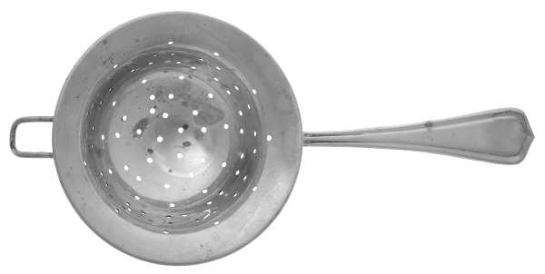 Carolina (Sterling, 1913) Solid Individual Overcup Tea Strainer