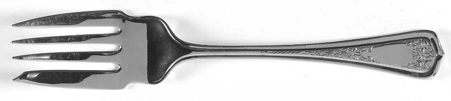 Carolina-Engraved (Sterling, 1913) Individual Salad Fork