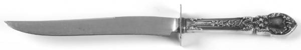 Charles II (Sterling, 1934, No Monograms) Small Steak Carving Knife with Stainless Blade