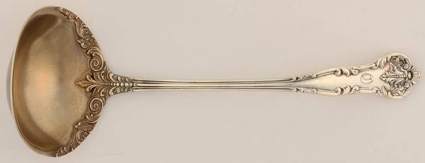 Chatelaine (Sterling, 1894) Gravy Ladle with Applied Bowl Large