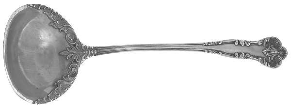 Chatelaine (Sterling, 1894) Gravy Ladle with Applied Bowl Large