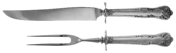 Chatelaine (Sterling, 1894) Small Stainless Blade 2-Piece Steak Carving Set