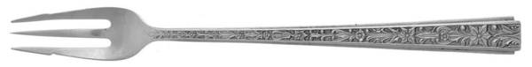 Chased Classic (Sterling, 1936) Short Handle Pickle/Olive Fork