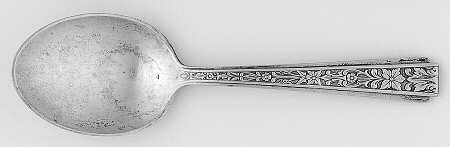 Chased Classic (Sterling, 1936) Straight Handle Baby Spoon