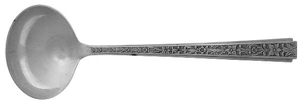 Chased Classic (Sterling, 1936) Solid Gravy Ladle
