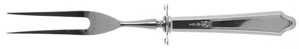 Chateau-Chateau Thierry(Sterling, 1919) Small Steak Carving Fork with Stainless Prongs