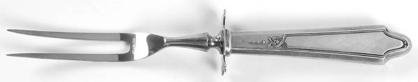 Chateau-Chateau Thierry(Sterling, 1919) Large Stainless-Prong Roast Carving Fork