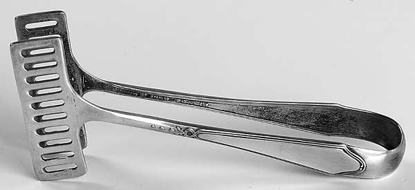Chateau-Chateau Thierry(Sterling, 1919) Solid Bacon Serving Tongs