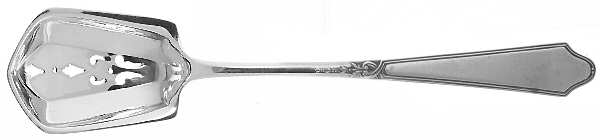 Chateau-Chateau Thierry(Sterling, 1919) Pierced Bowl Short Handle Olive Spoon