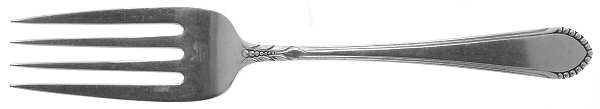Coronet (Sterling, 1932) Small Solid Cold Meat Serving Fork