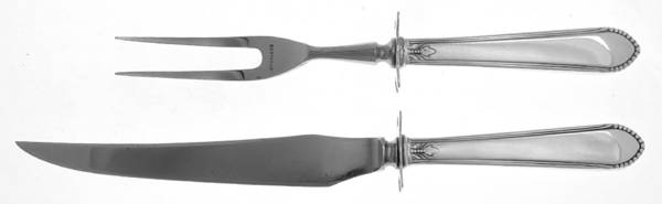Coronet (Sterling, 1932) Small Steak 2-Piece Carving Set w/Stainless Blade