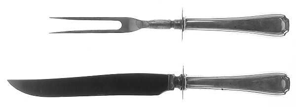 Cortland (Sterling, 1921) Small Stainless Blade 2-Piece Steak Carving Set