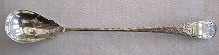Dorothy Q (Sterling, 1883) Pierced Bowl Short Handle Olive Spoon