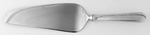 Early American-Plain (Sterling, 1926) Pie & Cake Server with Stainless Blade