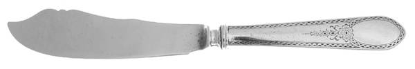 Early American-Engraved (Sterling, 1926) Hollow Handle Master Butter with Sterling Blade