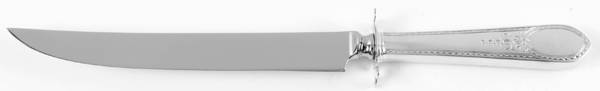 Early American-Engraved (Sterling, 1926) Large Carving/Roast Knife StnlBl w/Sterling Guard