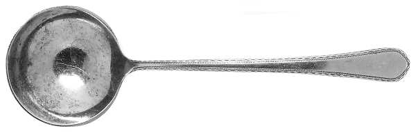 Early Colonial (Sterling, 1930) Solid Piece Cream Ladle
