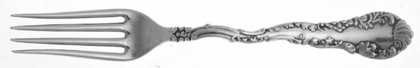 Elaine (Sterling, 1893) Solid Youth Tea Fork