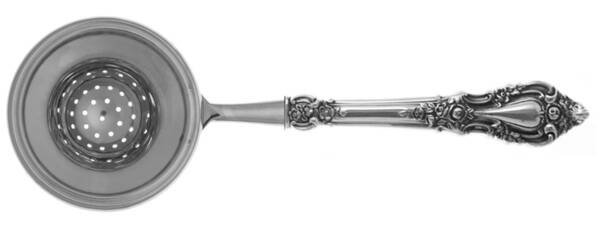 Eloquence (Sterling, 1953) Tea Strainer Overcup Serving-Stainless Bowl HC