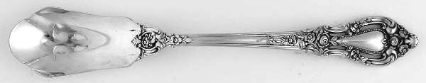 Eloquence (Sterling, 1953) Short Handled Olive Spoon with Pierced Bowl
