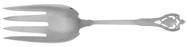 Emerson (Silverplate, 1910) Solid Salad Serving Fork