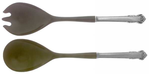 English Shell (Sterling, 1937) Plastic Bowl 2-Piece Salad Set