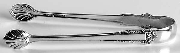 English Shell (Sterling, 1937) Small Sugar Tongs