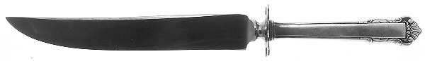 English Shell (Sterling, 1937) Small Steak Carving Knife with Stainless Blade