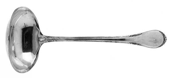 Evening Rose (Sterling, 1952) Solid Gravy Ladle