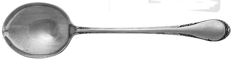 Evening Rose (Sterling, 1952) Round Bowl Soup Spoon (Cream Soup)