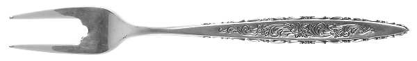 Floral Lace (Sterling, 1967) Short Handle Pickle/Olive Fork