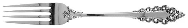 Florentine Scroll (Sterling, 1974) Fork by Lunt Silver