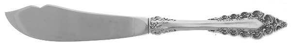 Florentine Scroll (Sterling, 1974) Hollow Handle Master Butter Knife