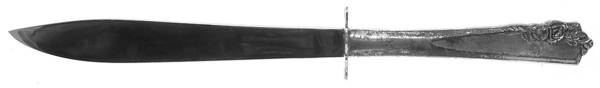 Garnet Rose (Sterling, 1960) Small Steak Carving Knife with Stainless Blade