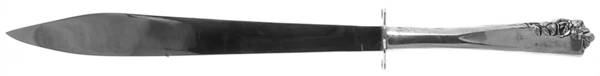 Garnet Rose (Sterling, 1960) Large Stainless Blade Roast Carving Knife