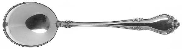 Georgian Manor (Sterling, 1958) Round Bowl Soup Spoon (Cream Soup)