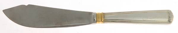 Golden Embassy Scroll (Sterling) Hollow Handle Master Butter Knife