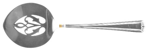 Golden Embassy Scroll (Sterling) Tomato Server, Solid Piece